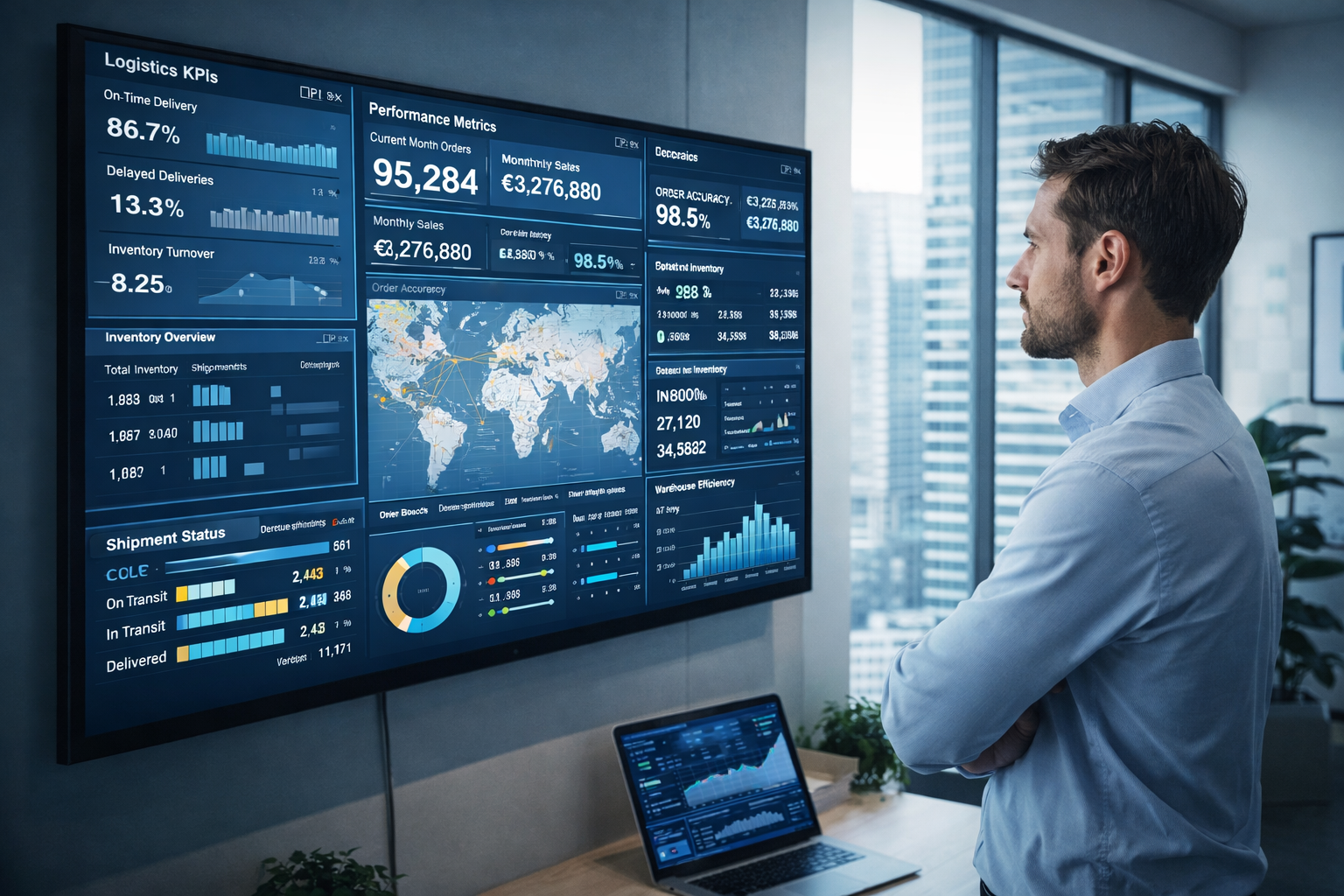 Logistics performance dashboard